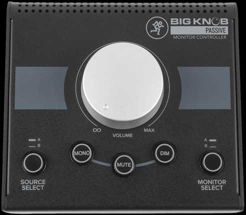 Ausinės Mackie Big Knob Passive - passive monitorius controller