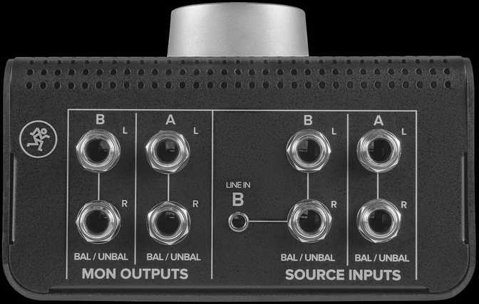 Ausinės Mackie Big Knob Passive - passive monitorius controller