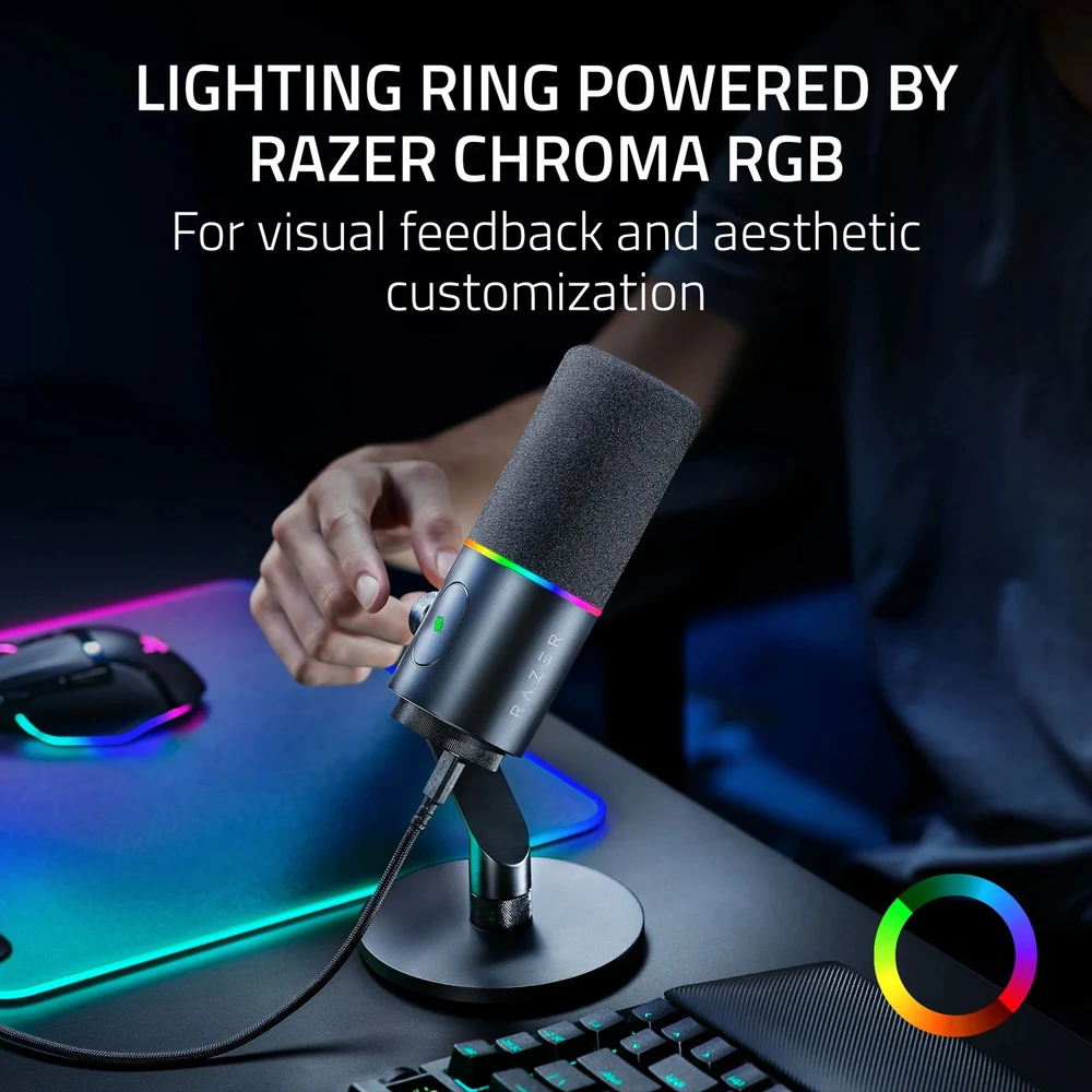 Razer Seiren V3 Pro Juodas