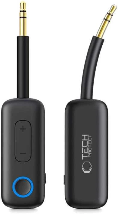 Tech-Protect ULTRABOOST AU02 GARSO ADAPTERIS AUX BLUETOOTH 5.4 Juodas