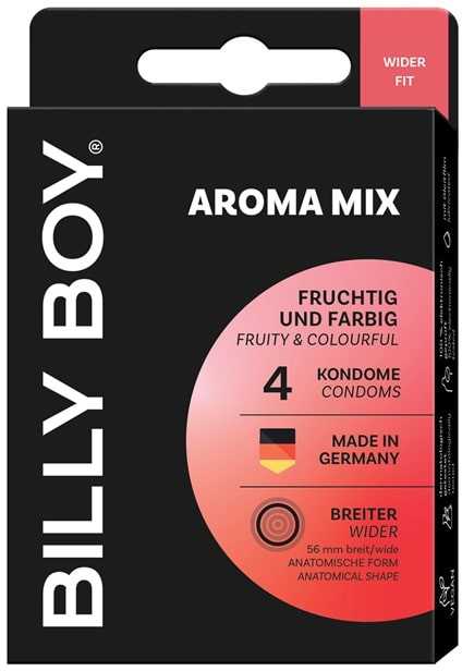Billy Boy prezervatyvai Aroma Mix 4vnt