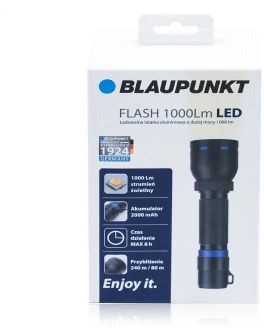 Blaupunkt žibintuvėlis LED Patrol 1000lm IPX4 Natural 10W 4000K