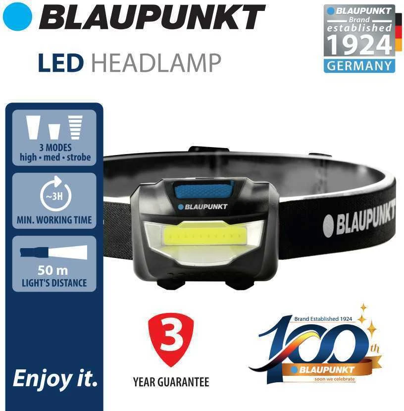 Žibintuvėlis Blaupunkt headlamp BT-HL9023C LED