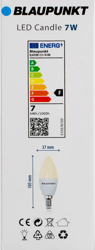 Blaupunkt Żarówka LED E14 6,8W barwa ciepła
