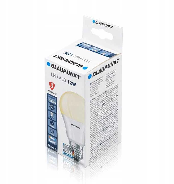 Blaupunkt E27 LED lemputė 12W šiltos spalvos