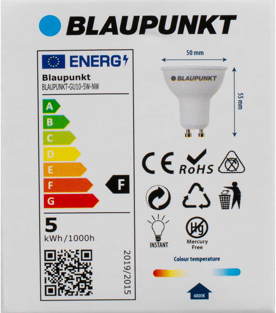 Blaupunkt Żarówka LED GU10 5W