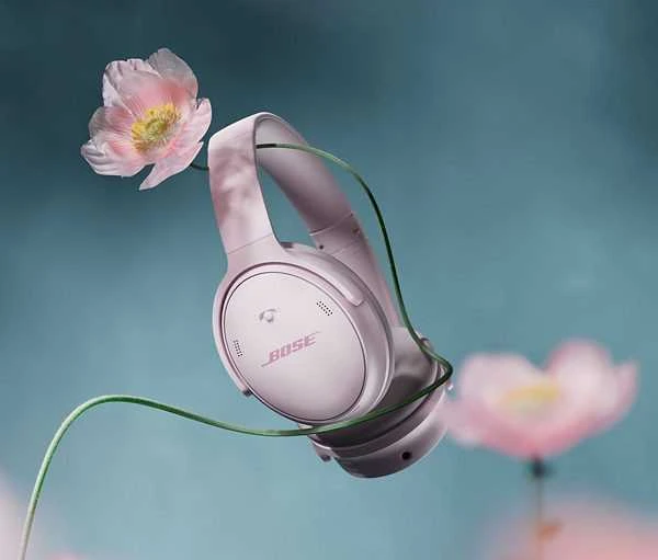 Bose belaidės ausinės „QuietComfort Ausinės“, žiedlapių rožinės spalvos