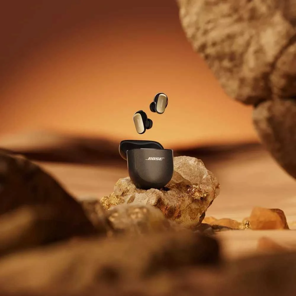 Ausinės Bose QuietComfort Ultra Earbuds (2 gen.), Juodos ir aukso spalvos