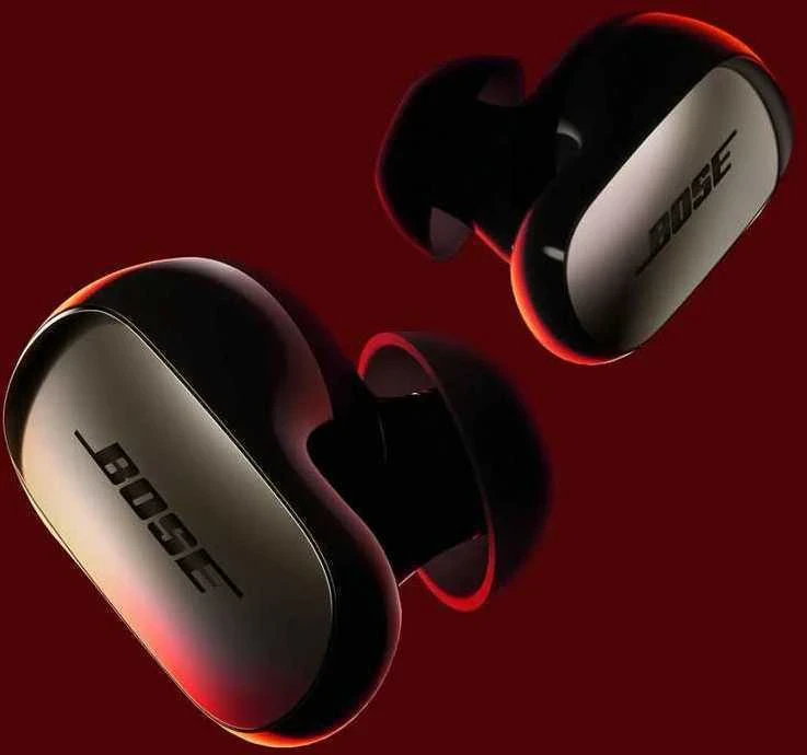 Bose QuietComfort Ultra Earbuds juodos kampu