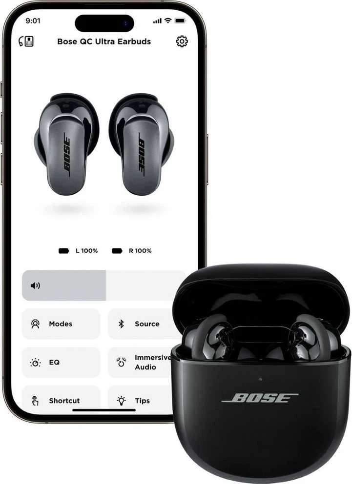 Bose QuietComfort Ultra Earbuds ausinės, Juodos spalvos, modelis