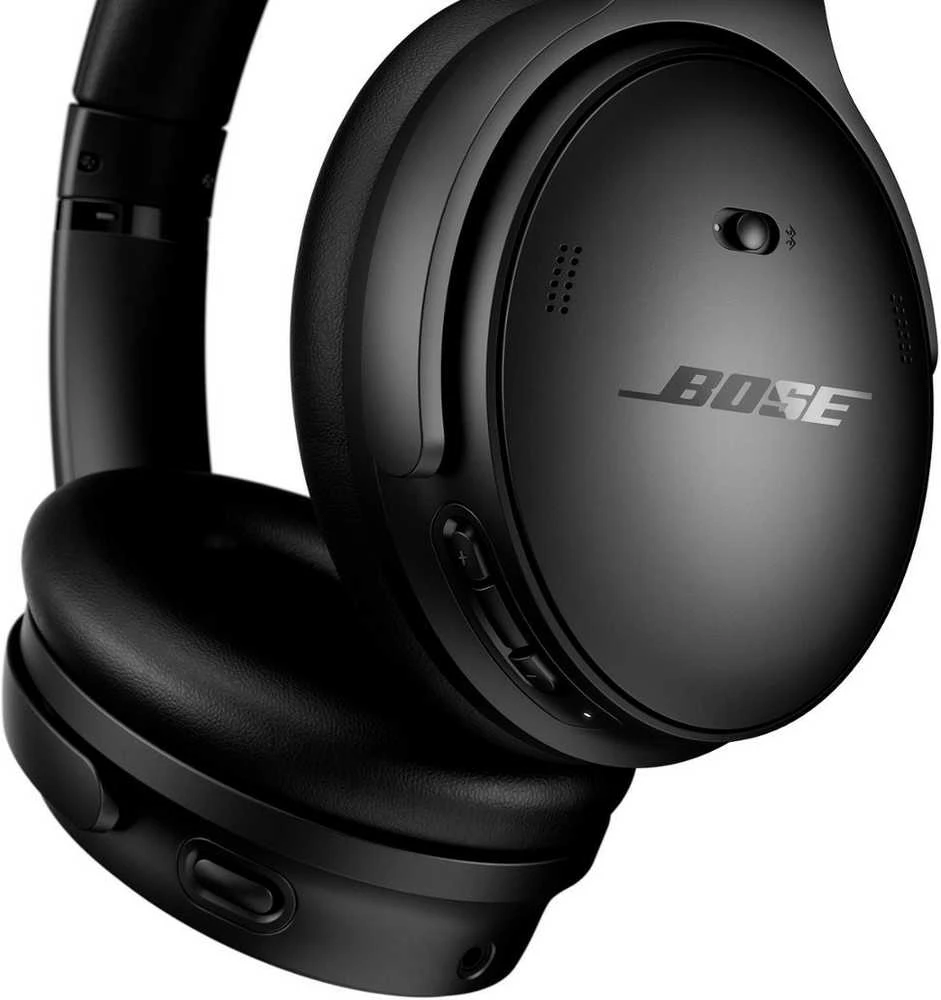 Belaidės ausinės Bose QuietComfort, Juodos spalvos