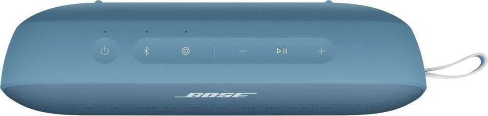 Bose SoundLink Flex II mėlyna kolonėlė su valdymo mygtukais