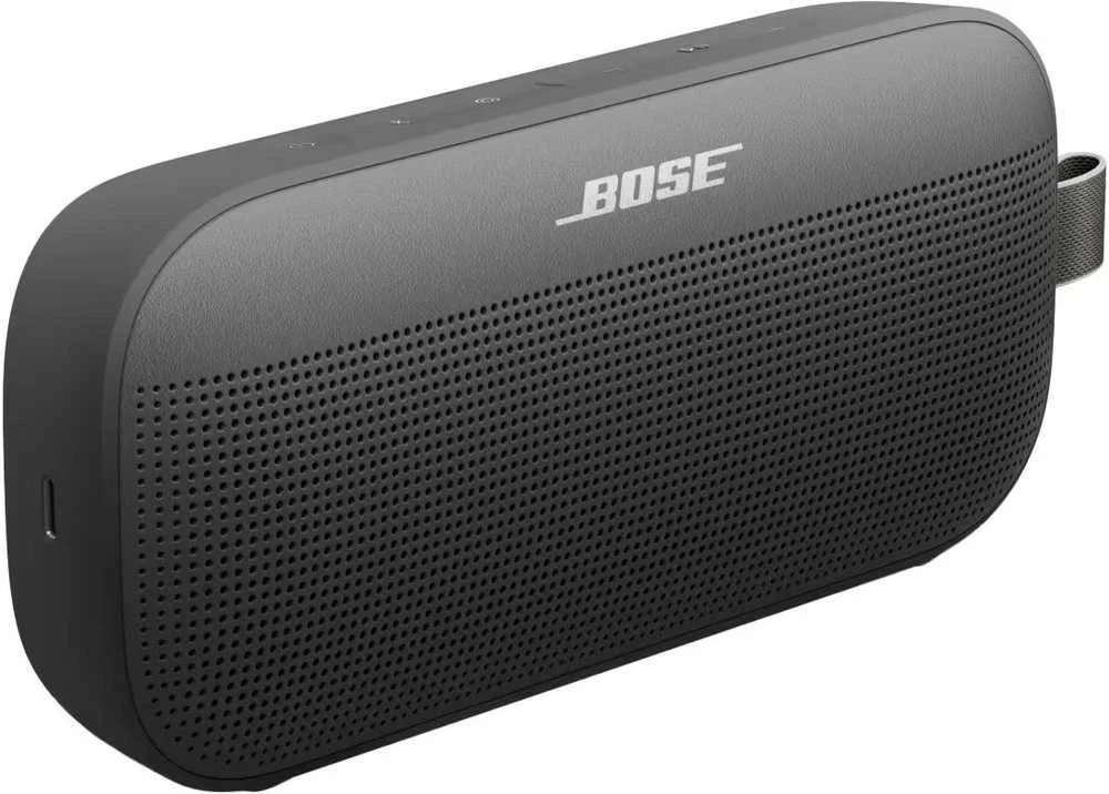 Nešiojama Bluetooth kolonėlė Bose SoundLink Flex II, Juoda