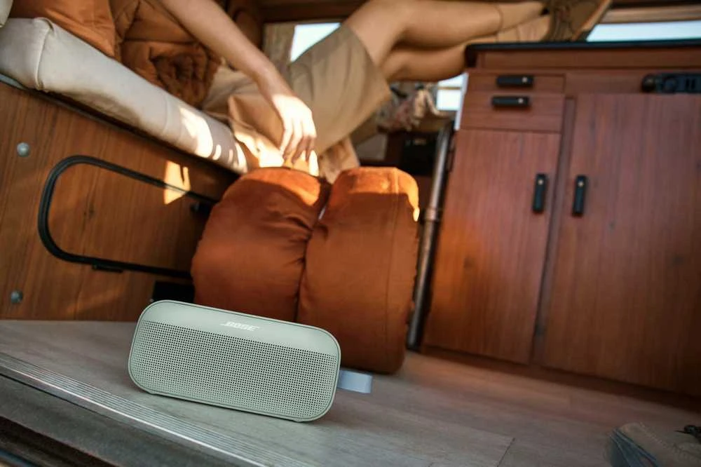 Nešiojama Bluetooth kolonėlė Bose SoundLink Flex II, Šviesiai žalia