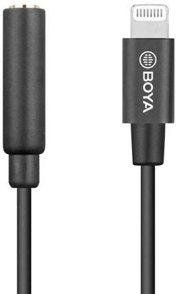 Adapteris iš TRRS į Lightning jungtį BOYA BY-K3