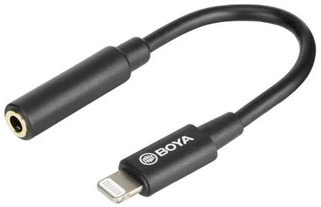 Adapteris iš TRRS į Lightning jungtį BOYA BY-K3