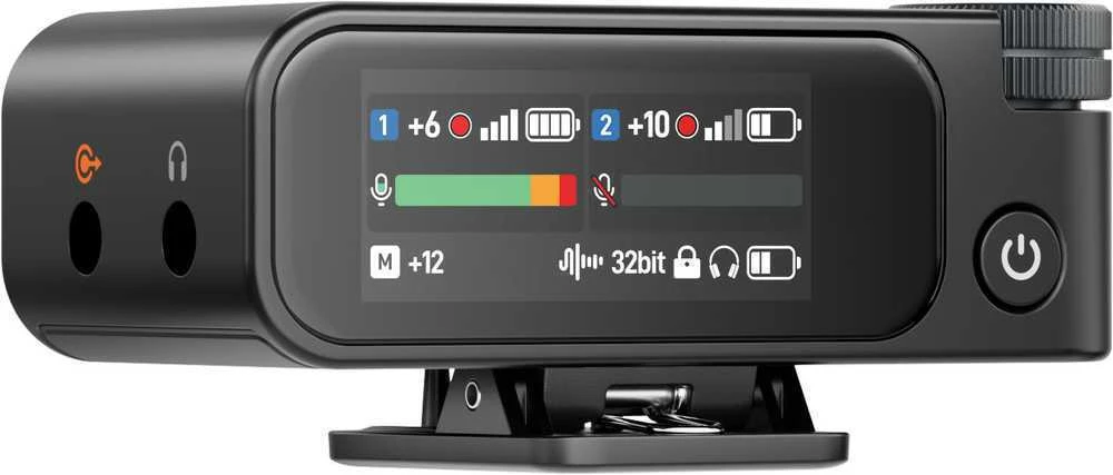 BOYA BOYAMIC 2-02 belaidžiai mikrofonai 2.4 GHz USB-C - Juodas