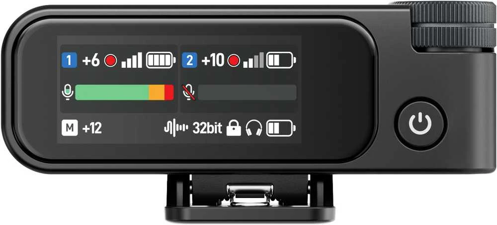 BOYA BOYAMIC 2-02 belaidžiai mikrofonai 2.4 GHz USB-C - Juodas