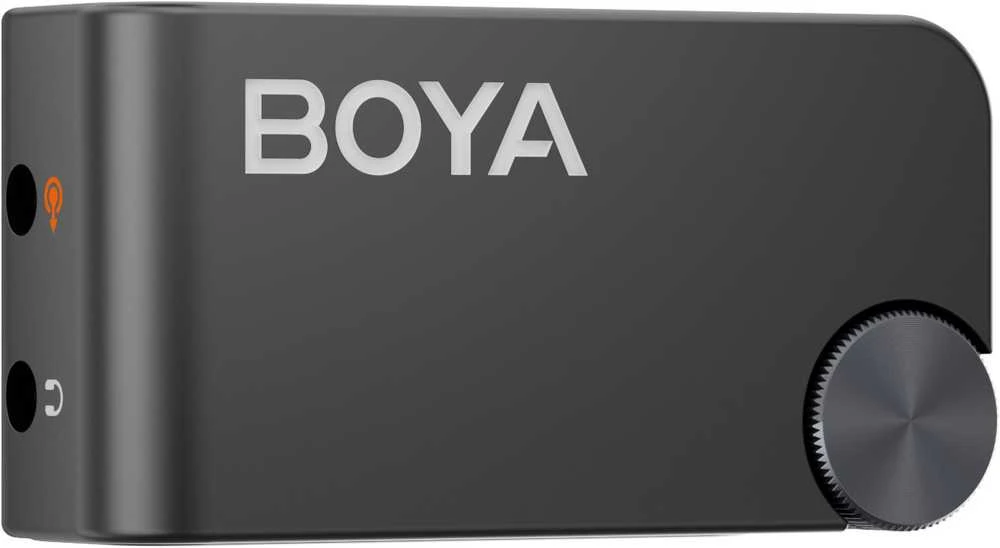 BOYA BOYAMIC 2-02 belaidžiai mikrofonai 2.4 GHz USB-C - Juodas
