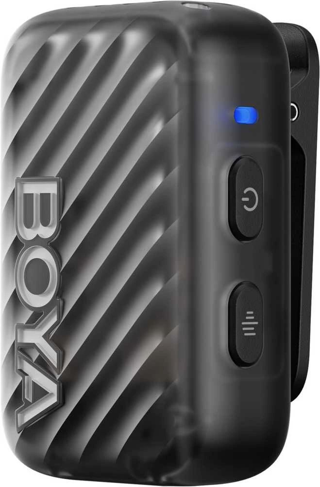 BOYA BOYAMIC 2-02 belaidžiai mikrofonai 2.4 GHz USB-C - Juodas