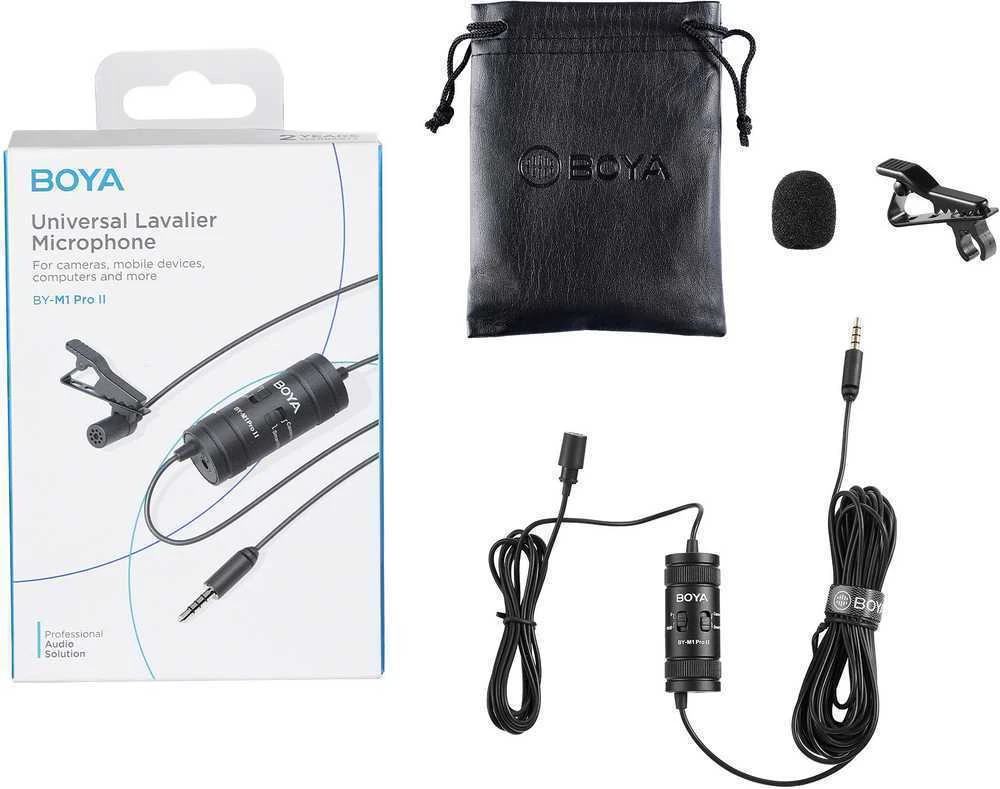 Boya BY-M1 Pro II Lavalier mikrofonas