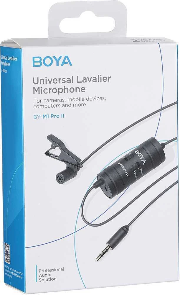 Boya BY-M1 Pro II Lavalier mikrofonas