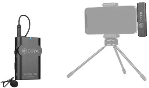 Boya Lavalier belaidis mikrofonas BY-WM4 Pro-K3, skirtas iOS