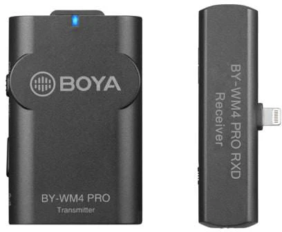 Boya Lavalier belaidis mikrofonas BY-WM4 Pro-K3, skirtas iOS