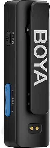 BOYA belaidis mikrofonas BOYALINK-2 C2 su 2 siųstuvais ir 1 imtuvu (C tipo / 3,5 mm jungtimi) Juodas EU