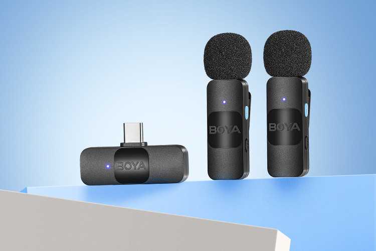 Boya BY-V20 belaidis mikrofonas USB-C