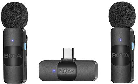 Boya BY-V20 belaidis mikrofonas USB-C