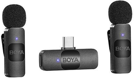 Boya BY-V20 belaidis mikrofonas USB-C