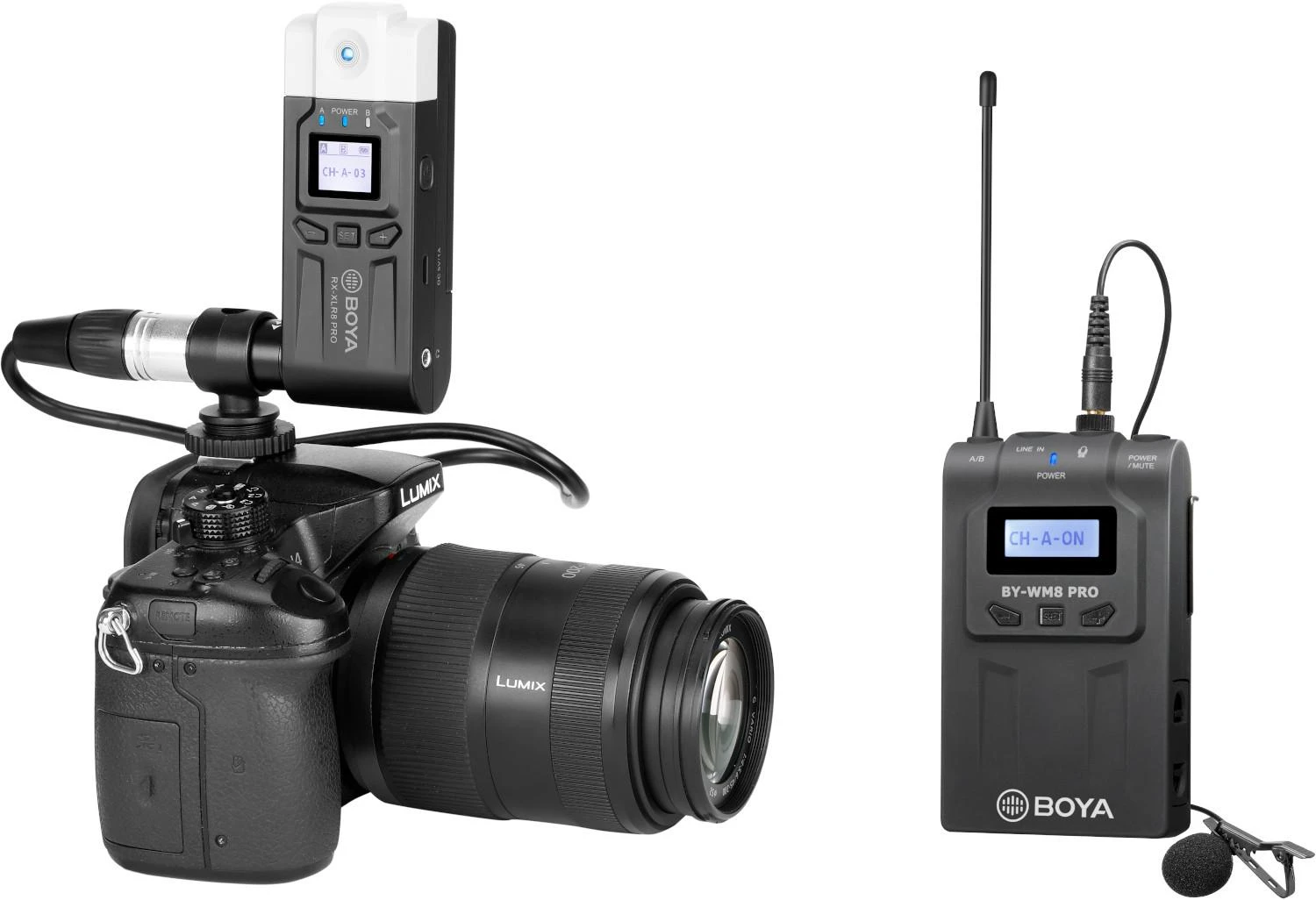 Boya belaidis mikrofonas BY-WM8 Pro-K7 UHF Wireless