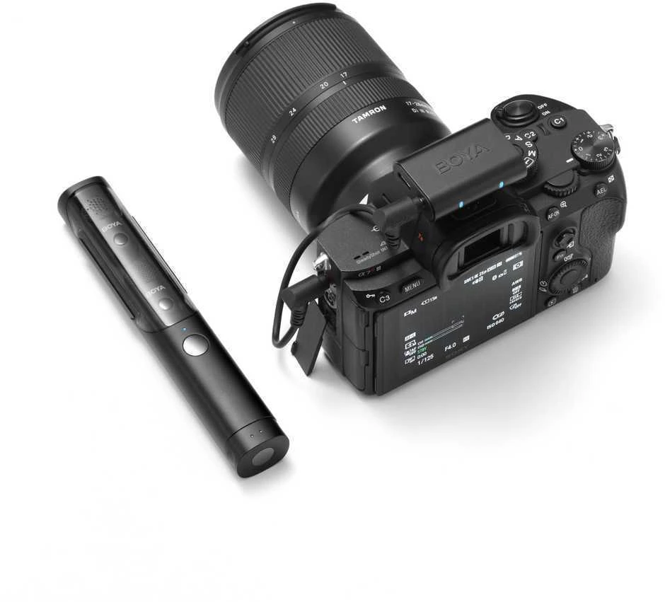 Mikrofonas BOYA MAGIC-02 belaidis 2.4GHz USB-C - juoda