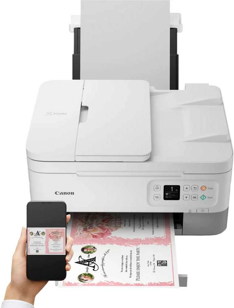 Spausdintuvas Canon PIXMA TS7451i | Spalvotas | Rašalinis | Kopijuoti, spausdinti, nuskaityti | Wi-Fi | Maksimalus ISO A serijos popieriaus dydis A4 | Baltas