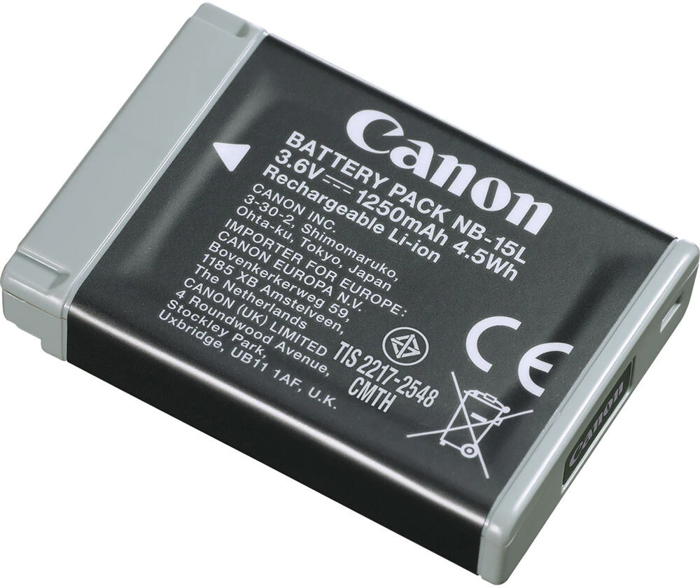 „Canon NB-15L“ baterija