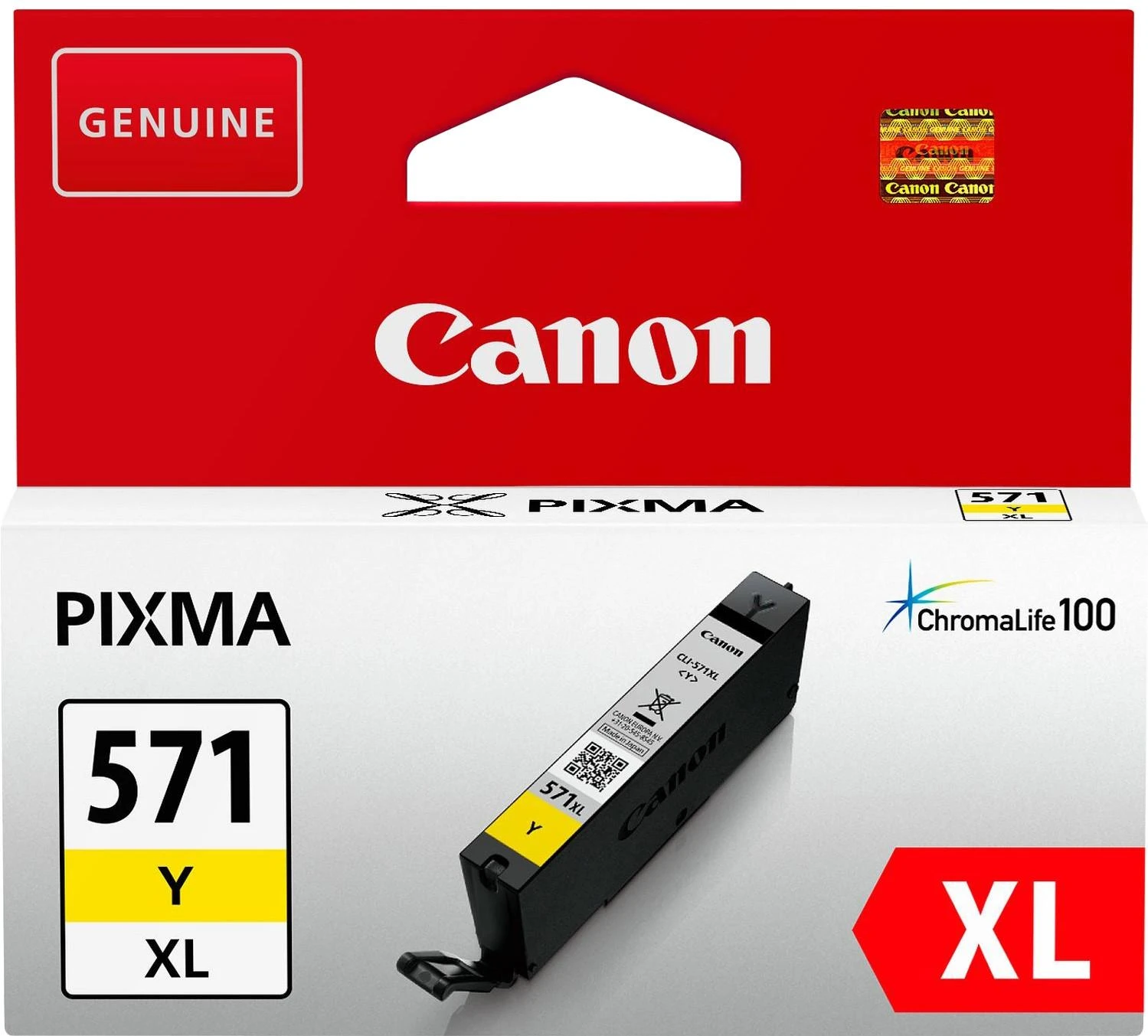 Canon CLI-571Y XL | Rašalo kasetė | Geltona