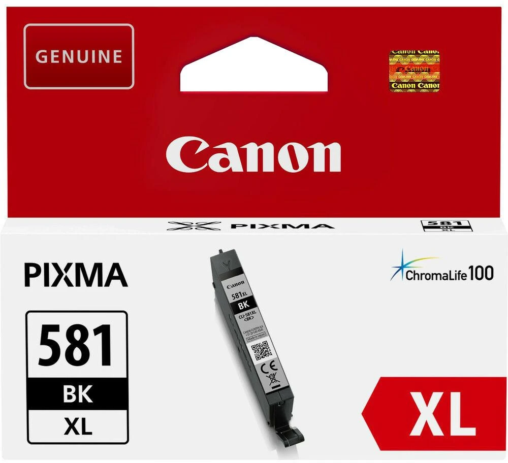 Canon CLI-581BK XL ink cartridge, juodas