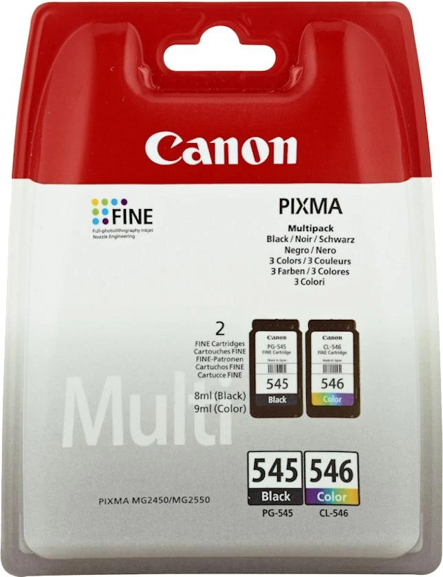 CANON PG-545 / CL-546 Multi pack w / o SEC Ink Value Pack Juodas \u0026amp;  Colour Cartridges | Varle.lt