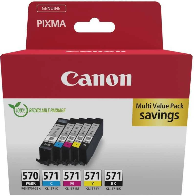 Canon PGI-570/CLI-571 | Rašalo kasetės | Sudėtinė pakuotė