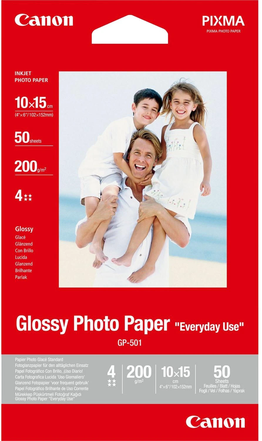 CANON GP-501 4X6INCH (10X15) 50 SHEETS