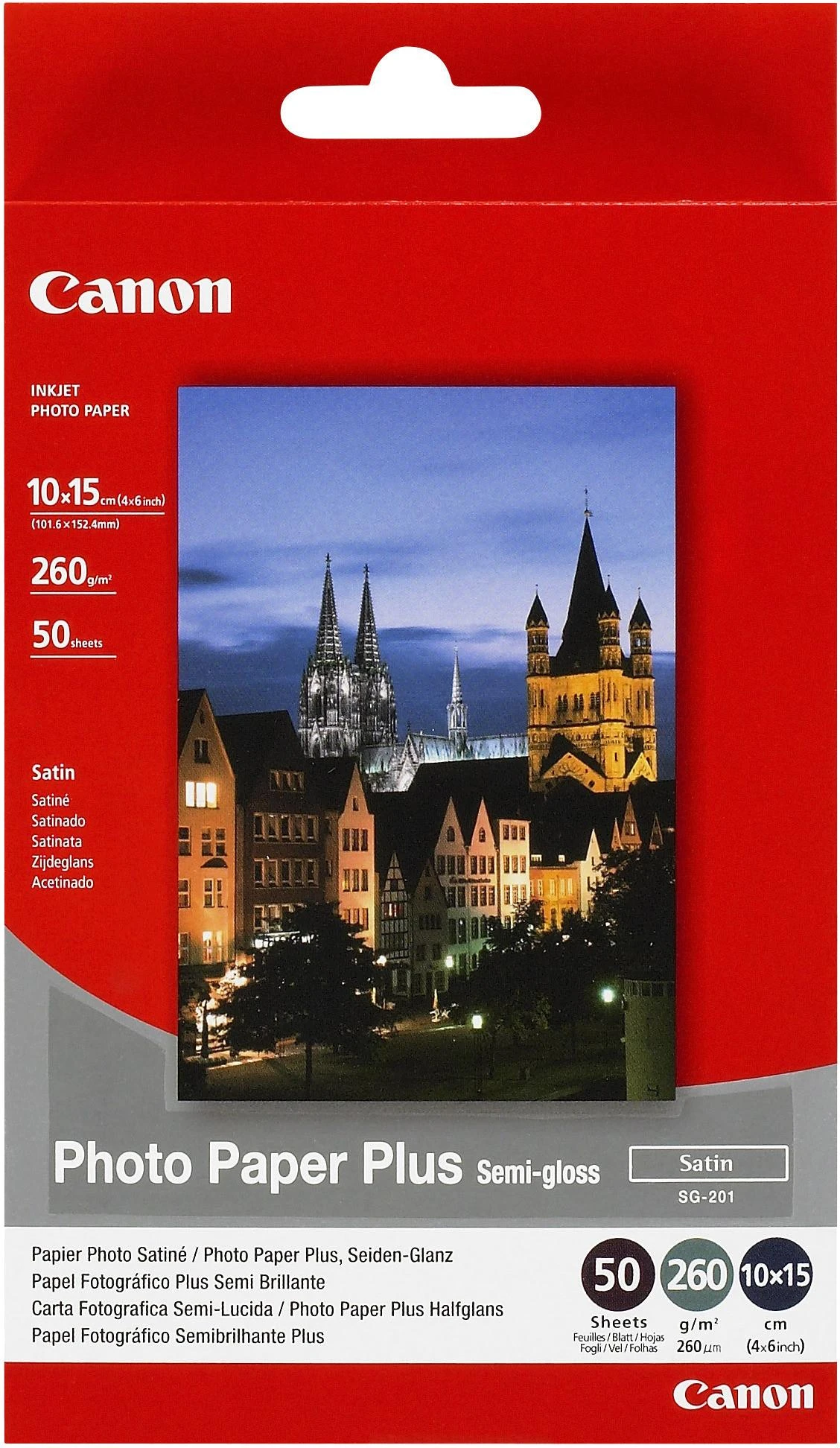 CANON SG-201 fotopopierius 4x6 50 puslapių pusiau blizgus