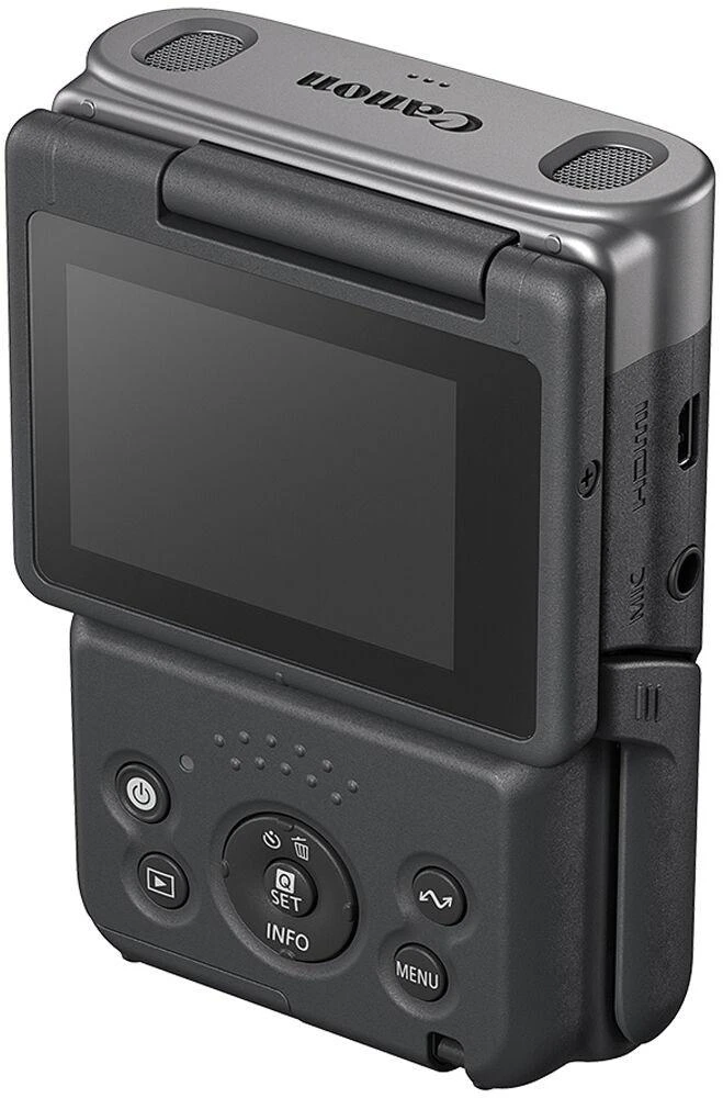 Canon | Vlogų rinkinys (SIP) | PowerShot V10 SL | Kompaktiška kamera | 20,9 MP | Optinis priartinimas 0x x | Skaitmeninis priartinimas 3x x | Ekrano įstrižainė 2" | Wi-Fi | Vaizdo įrašymas | Ličio jonų | Sidabrinis
