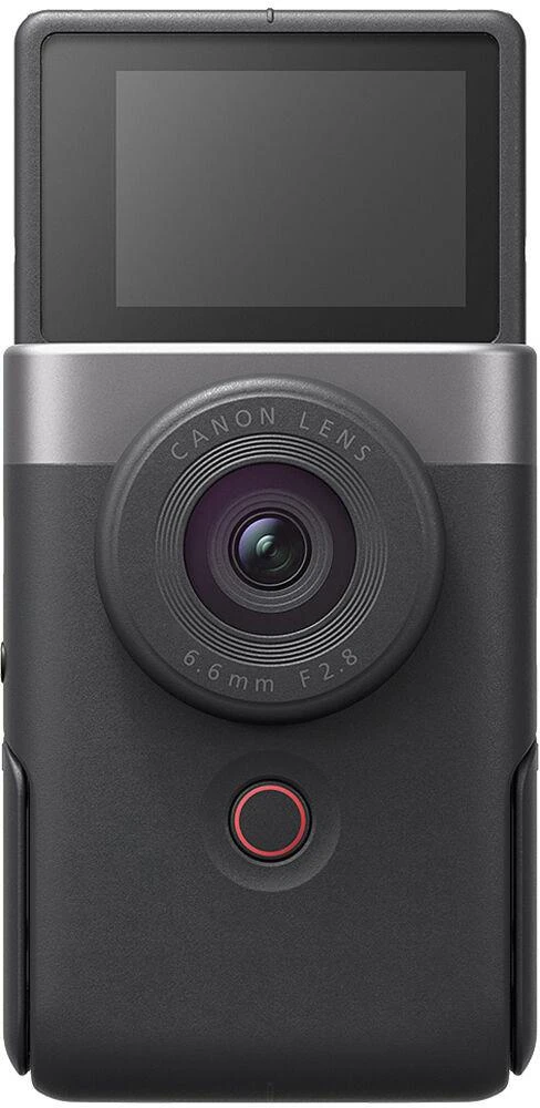 Canon | Vlogų rinkinys (SIP) | PowerShot V10 SL | Kompaktiška kamera | 20,9 MP | Optinis priartinimas 0x x | Skaitmeninis priartinimas 3x x | Ekrano įstrižainė 2" | Wi-Fi | Vaizdo įrašymas | Ličio jonų | Sidabrinis