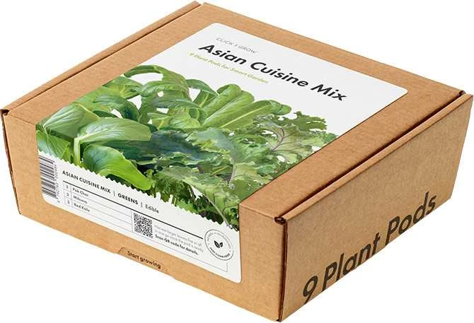 „Click & Grow“ augalų ankštys, azijietiškų žalumynų mišinys, 9 vnt.