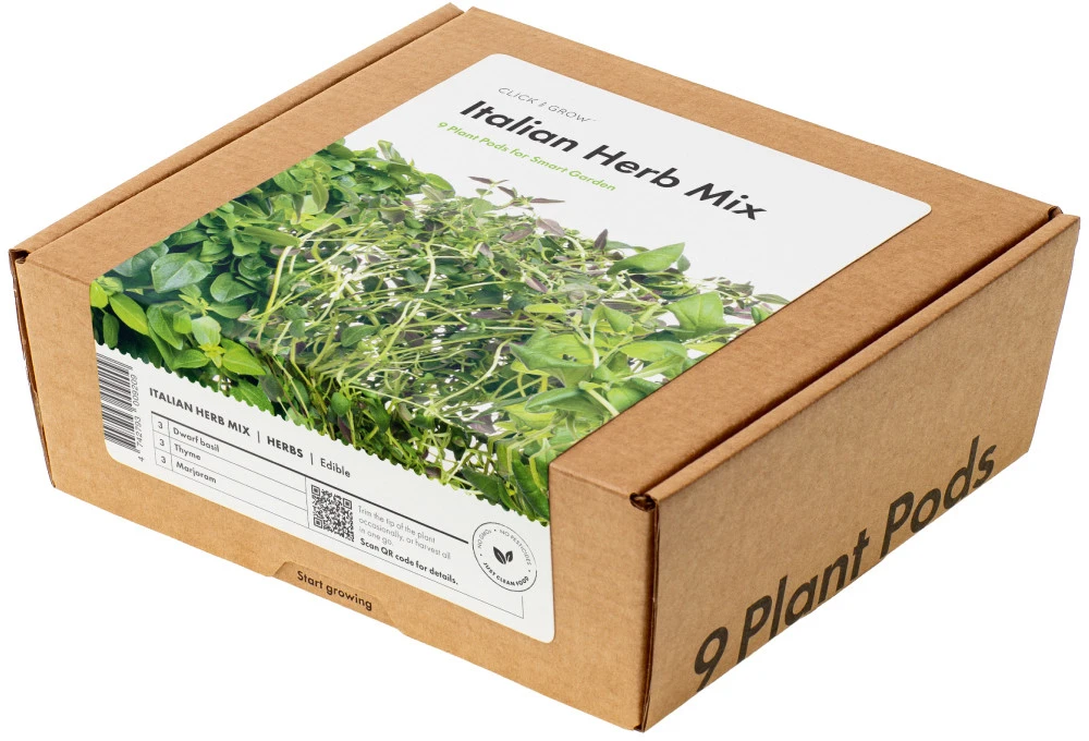 „Click & Grow“ augalų ankštys, itališkų žolelių mišinys, 9 vnt.