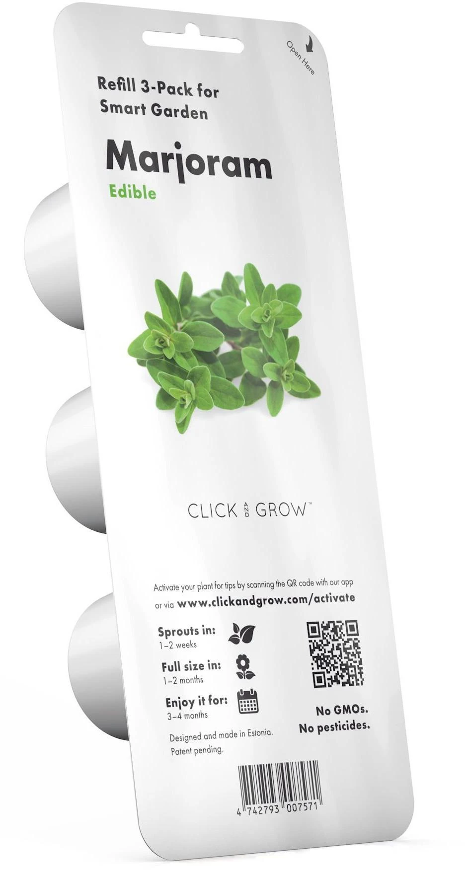 Click & Grow sėklos išmaniajam vazonui - Mairūnas, 3vnt.