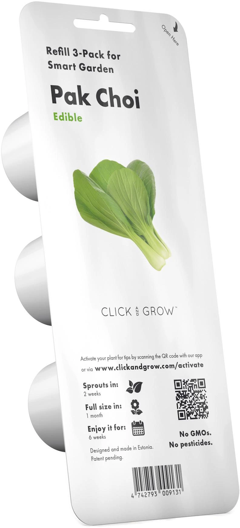 Click and Grow 3 vnt. papildymas - kininių kopūstų sėklos