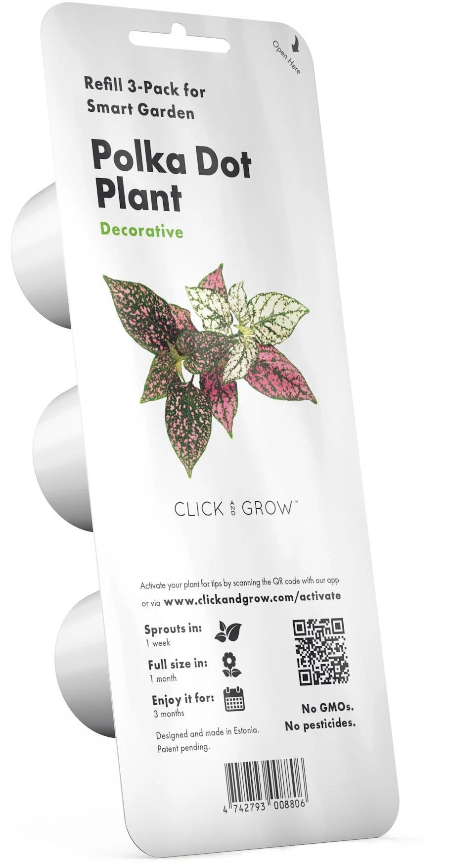 Click & Grow Smart Garden 3 vnt. papildymas - margojo turklenio sėklos
