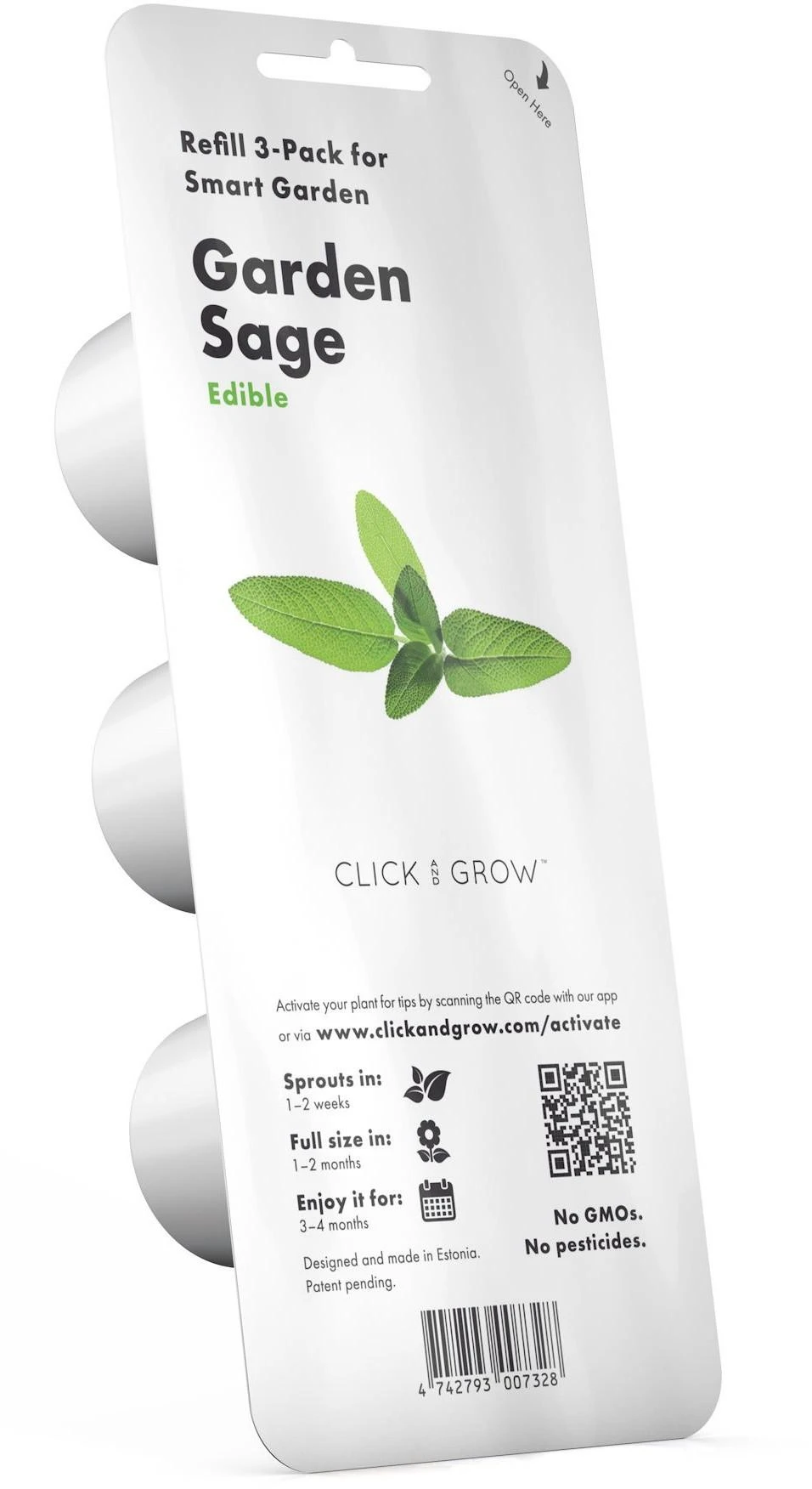 Click and Grow 3 vnt. papildymas - šalavijų sėklos